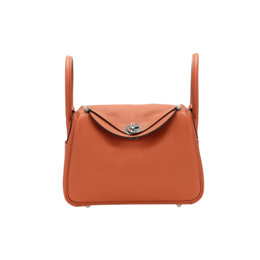 Hermes Lindy 26 Cuivre Clemence Leather