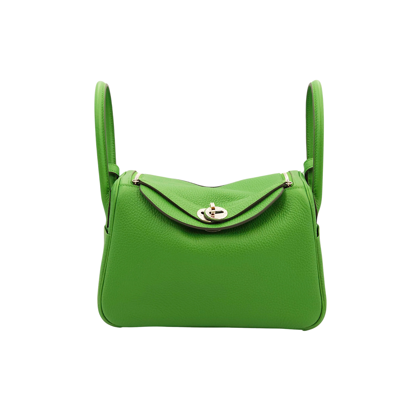 Hermes Lindy 26 Vert Yucca Clemence Leather