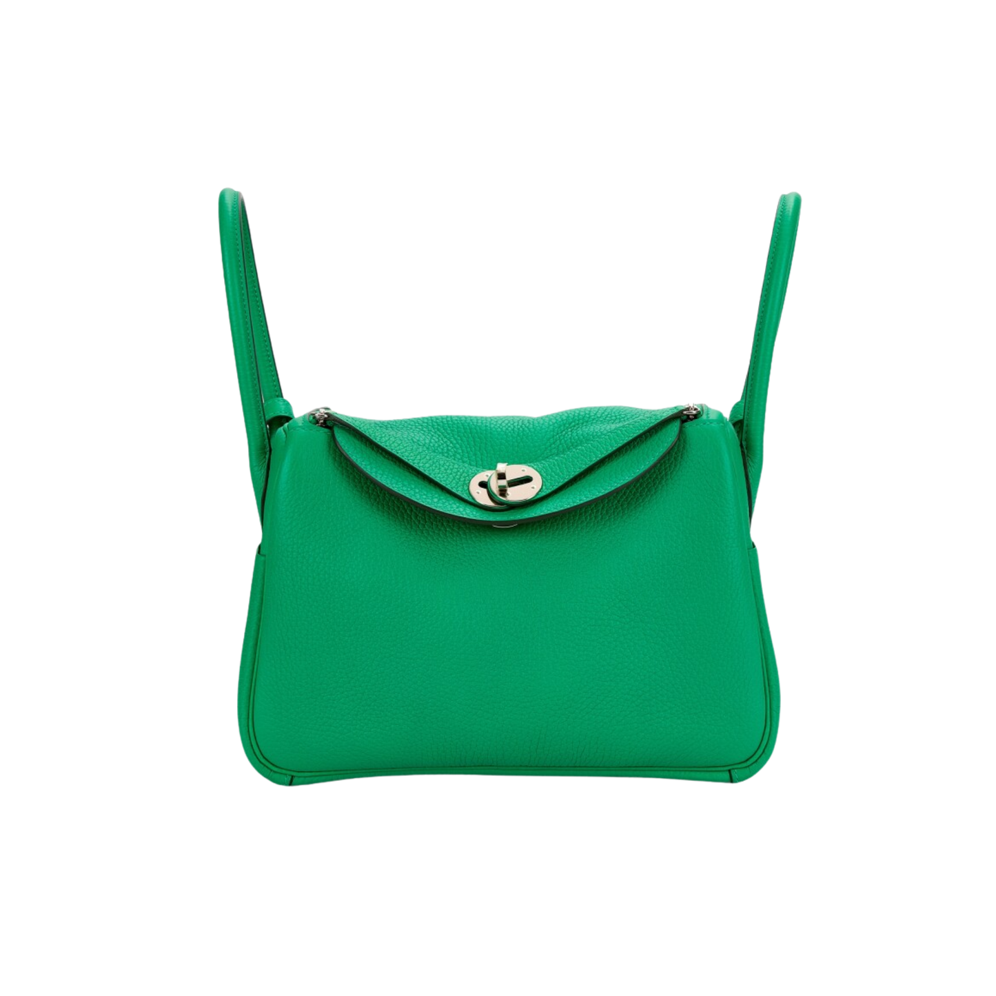 Hermes Lindy 26 Menthe Clemence Leather