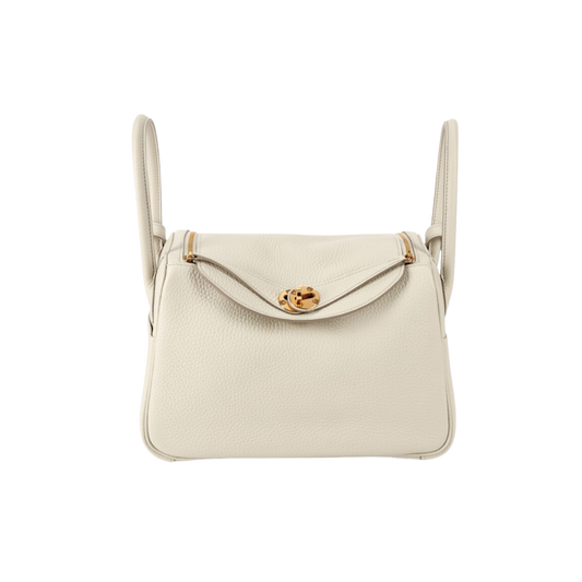 Hermes Lindy 26 Beton Clemence Leather