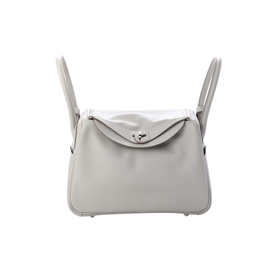 Hermes Lindy 26 Gris Perle Evercolor Leather