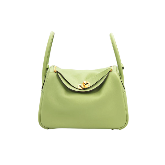 Hermes Lindy 26 Vert Criquet Evercolor Leather