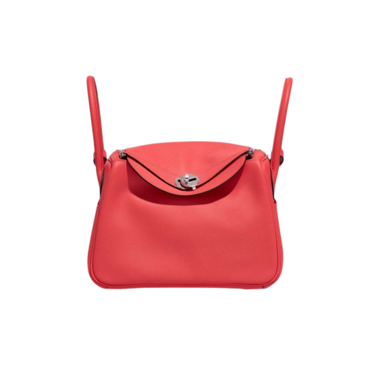 Hermes Lindy 26 Rose Texas Evercolor Leather