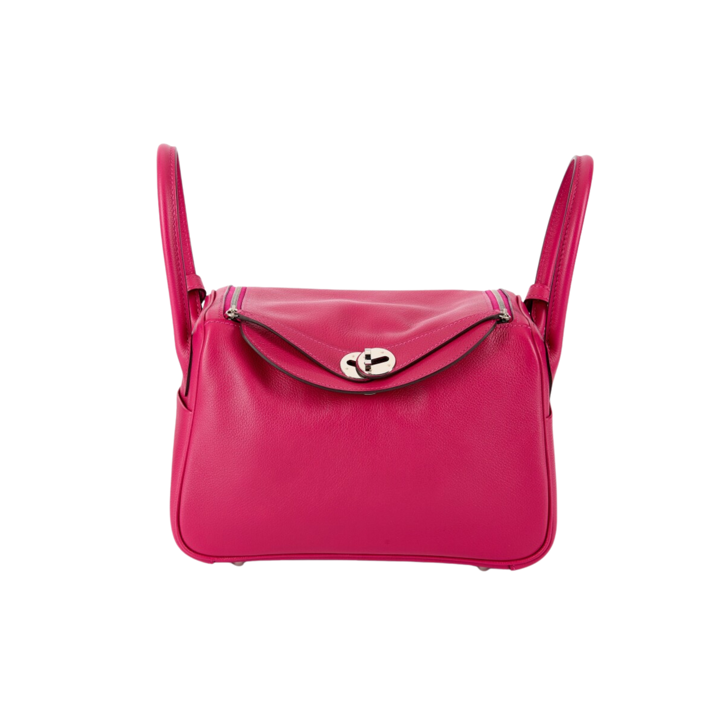 Hermes Lindy 26 Rose Pourpre Evercolor Leather