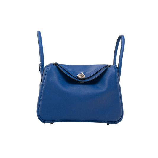 Hermes Lindy 26 Bleu Royal Evercolor Leather