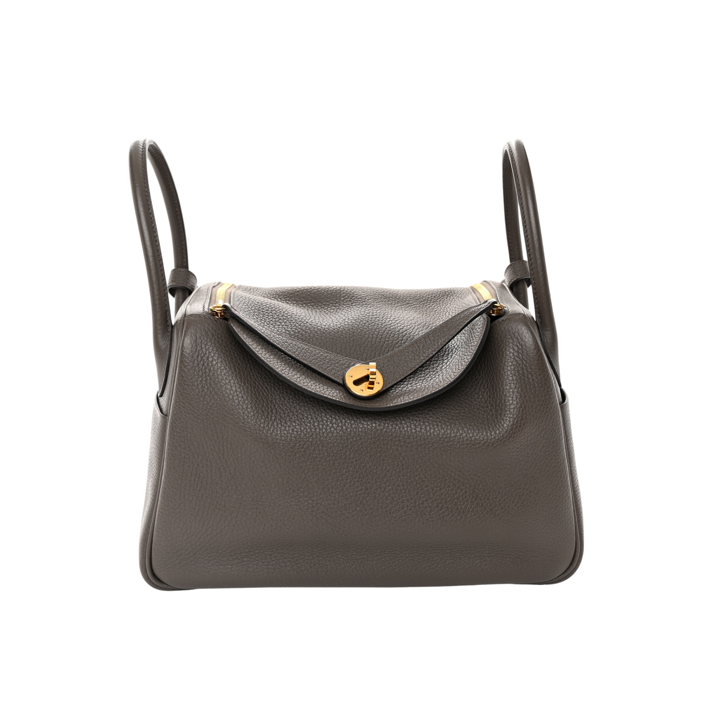 Hermes Lindy 30 Etain Clemence Leather