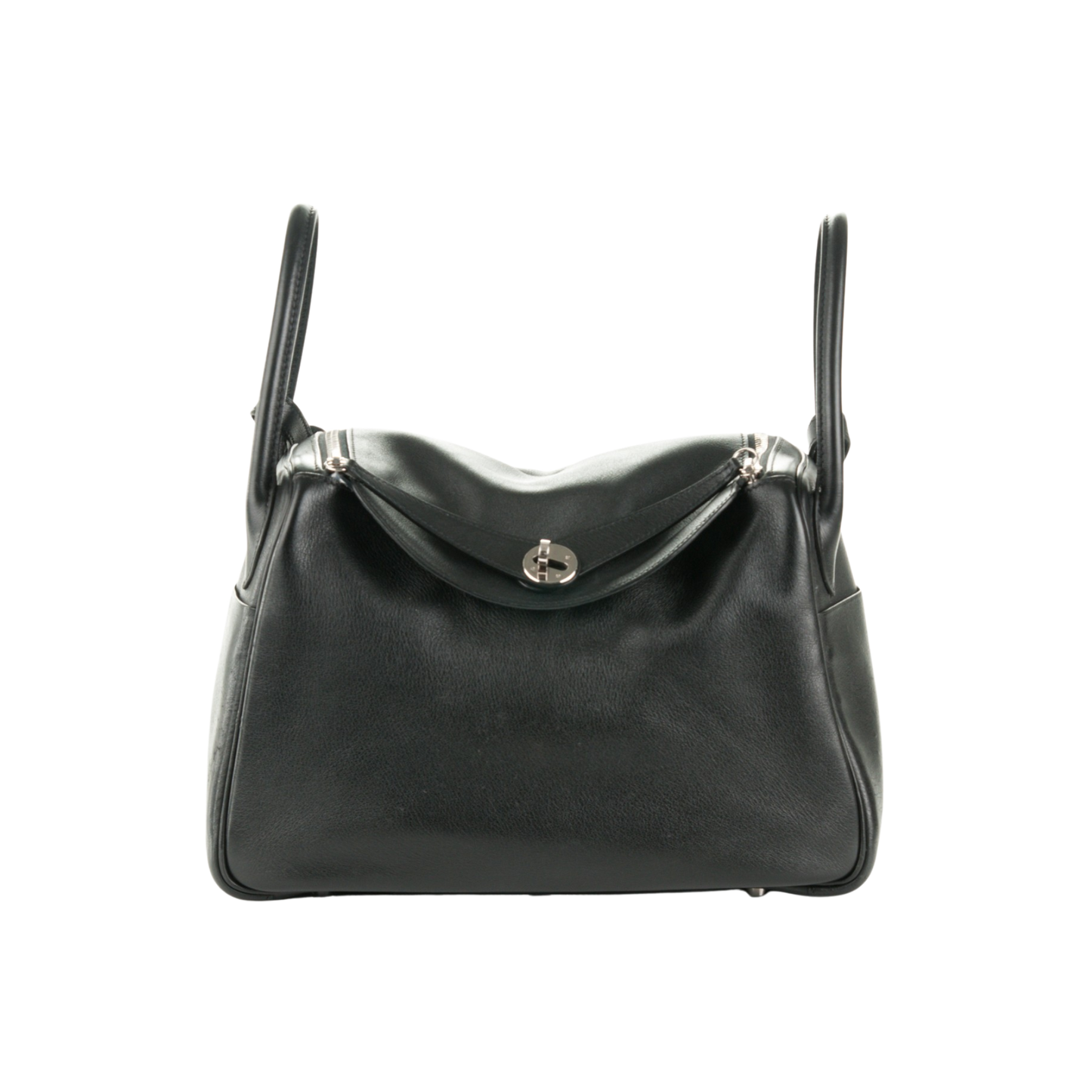 Hermes Lindy 30 Noir Swift Leather