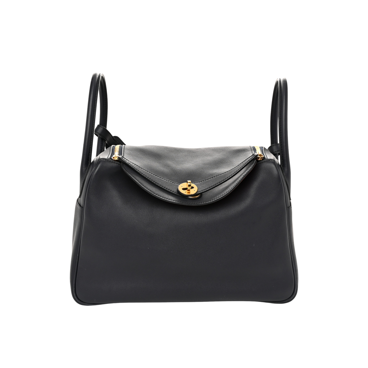 Hermes Lindy 30 Bleu Indigo Swift Leather