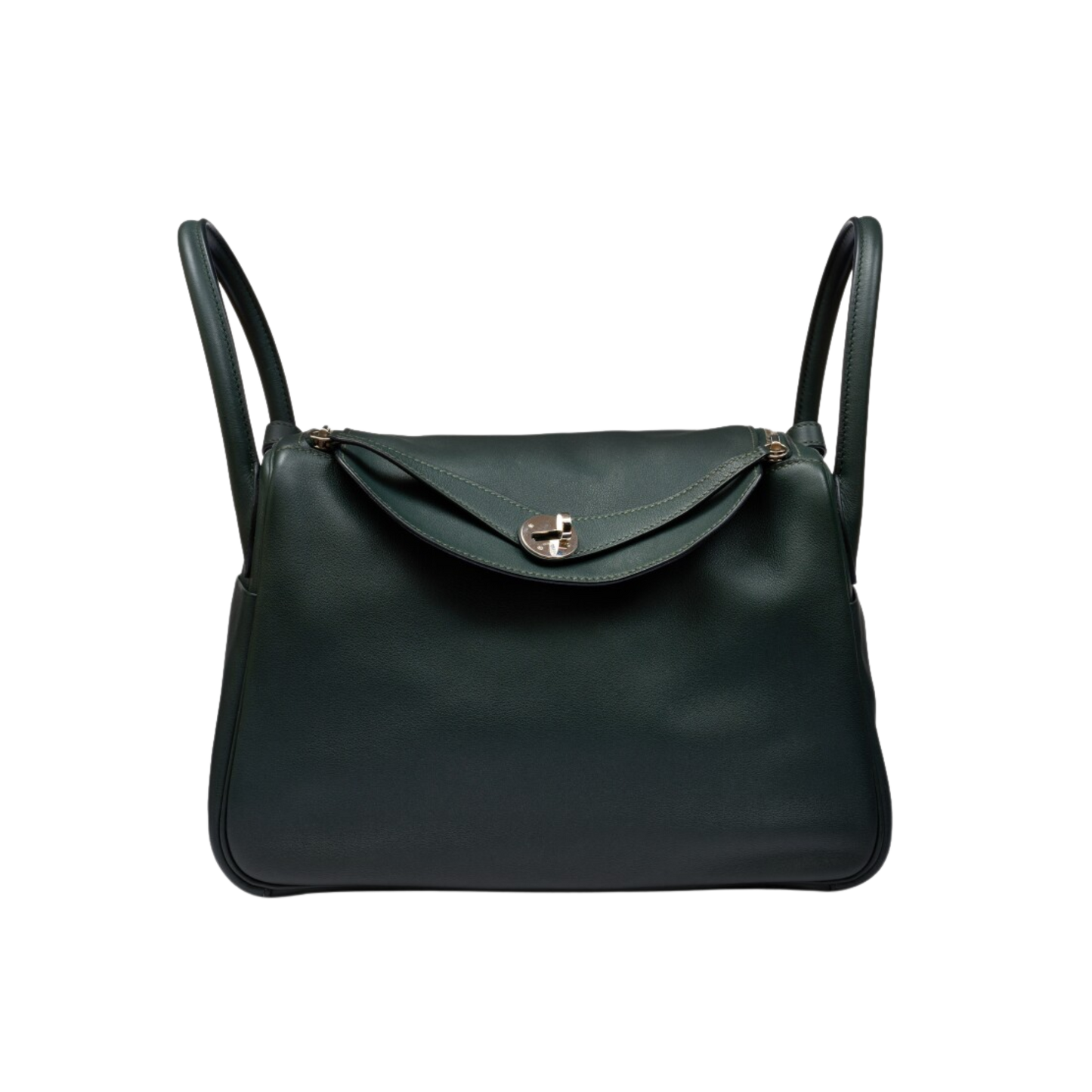 Hermes Lindy 30 Vert Fonce Swift Leather