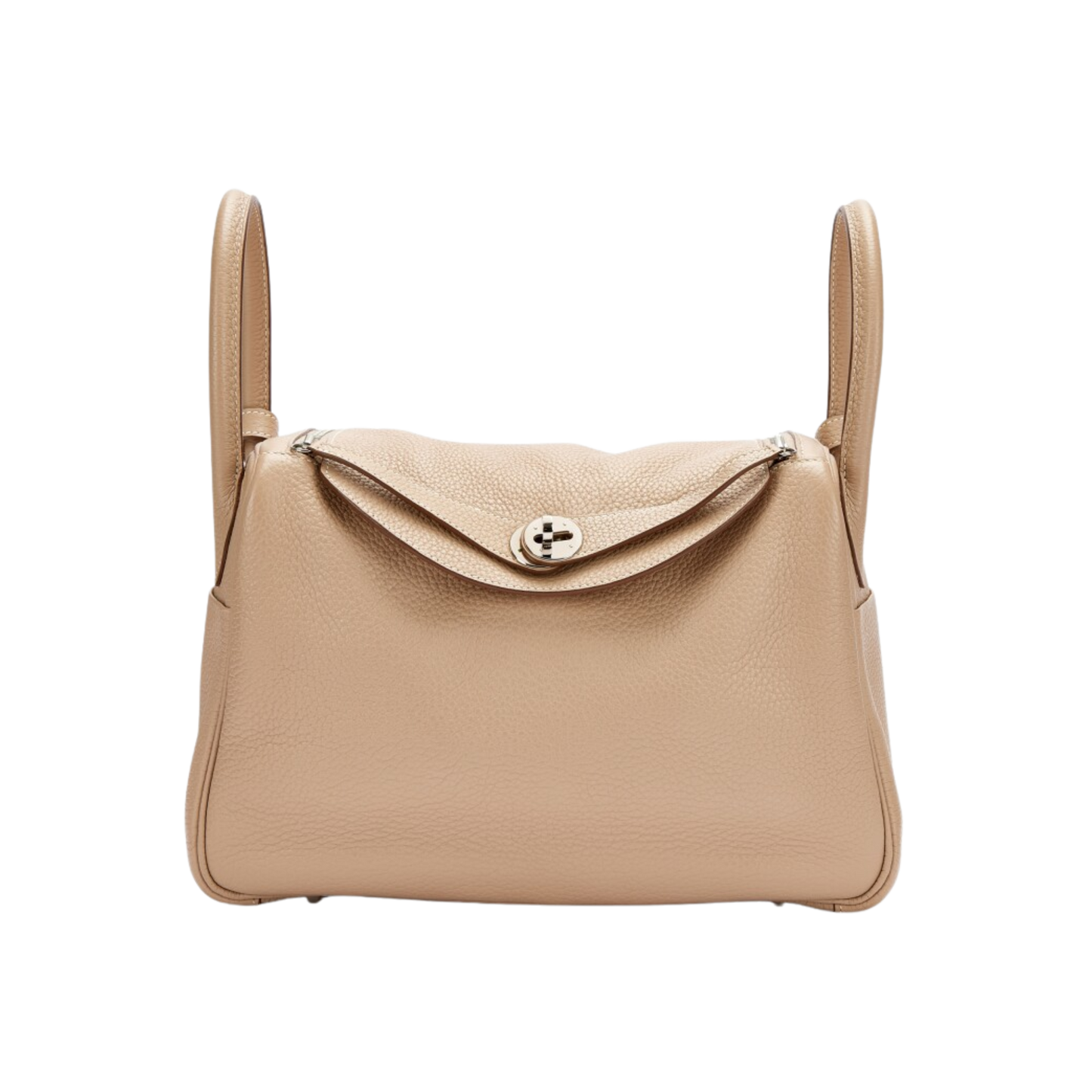 Hermes Lindy 30 Argile Clemence Leather