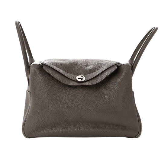 Hermes Lindy 34 Etain Clemence Leather