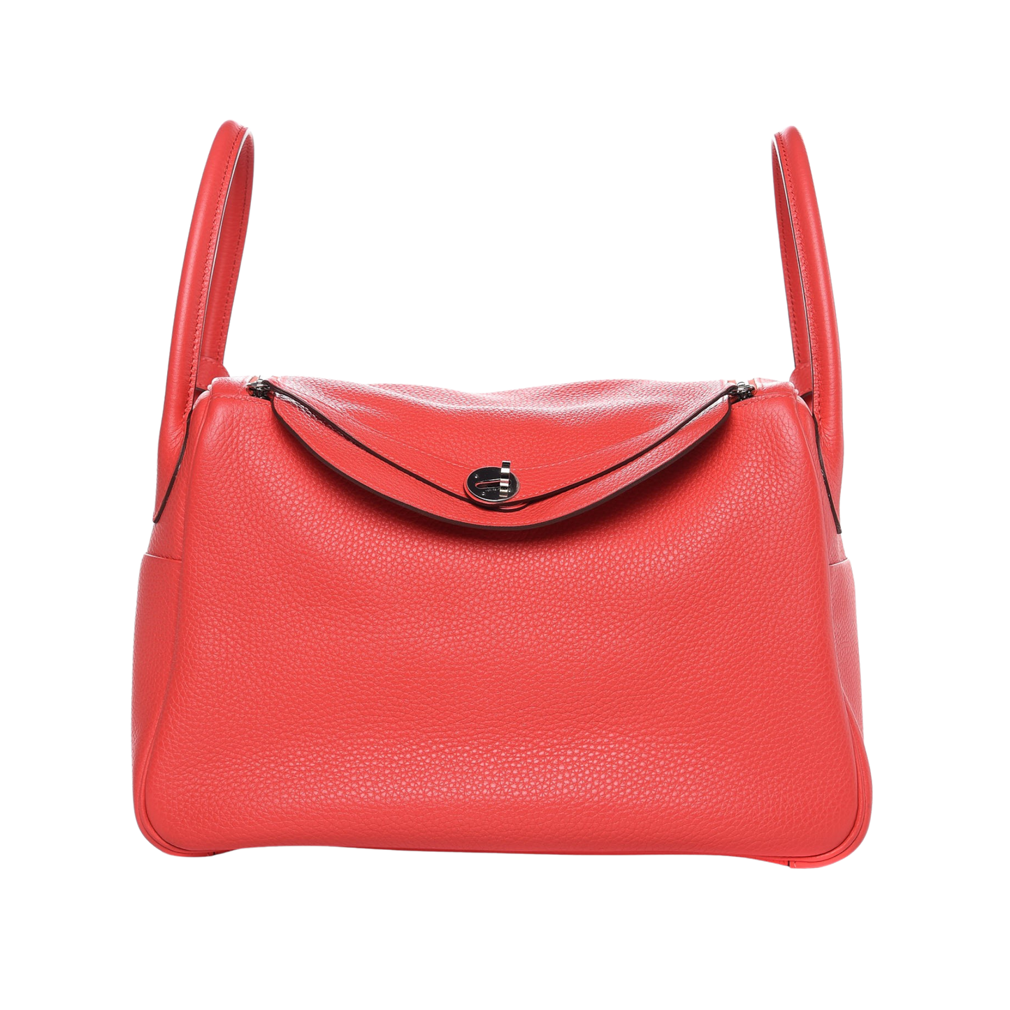 Hermes Lindy 34 Rouge Pivoine Clemence Leather