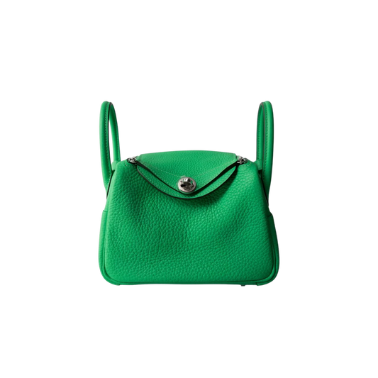 Hermes Lindy Mini Vert Comics Clemence Leather