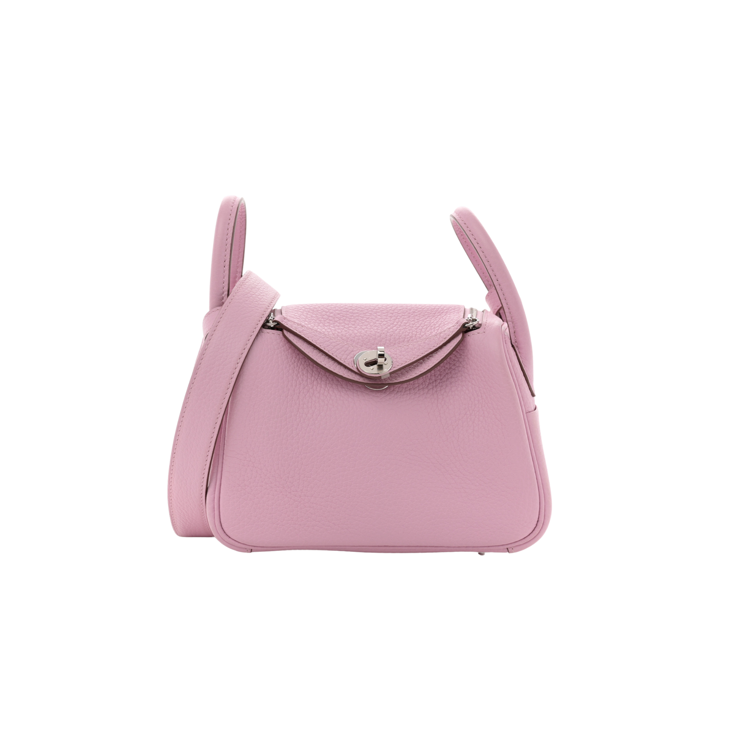 Hermes Lindy Mini Mauve Sylvestre Clemence Leather