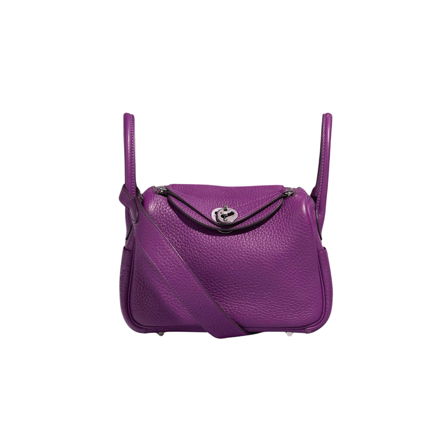 Hermes Lindy Mini Anemone Clemence Leather