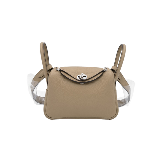 Hermes Lindy Mini Beige Marfa Clemence Leather