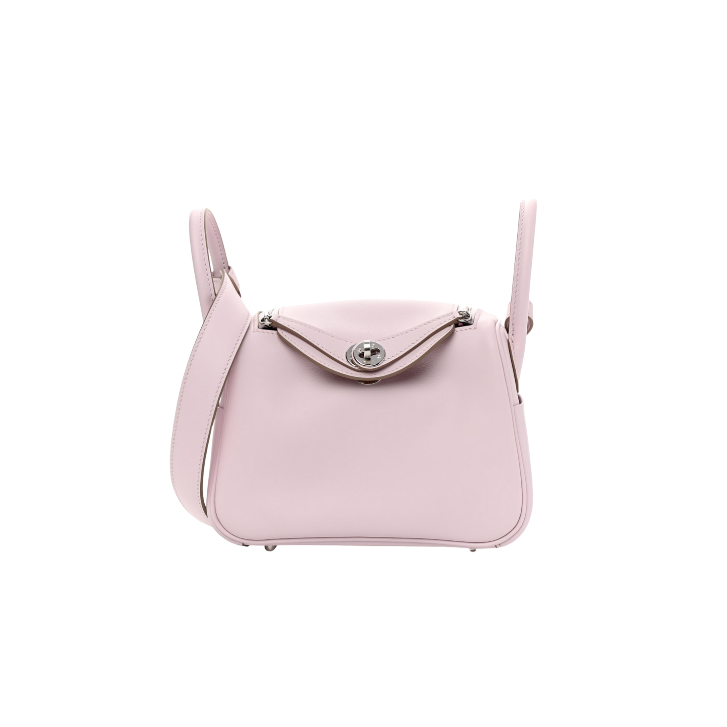 Hermes Lindy Mini Mauve Pale Swift Leather