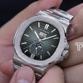 Patek Philippe Calatrava Ref. 5212A Complications 40mm Light Brown Strap Silver Opaline Dial
