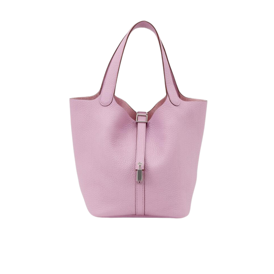 Hermes Picotin Lock 22 Mauve Sylvestre Clemence Leather