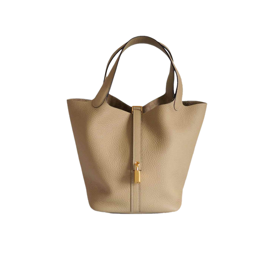 Hermes Picotin Lock 22 Trench Clemence Leather