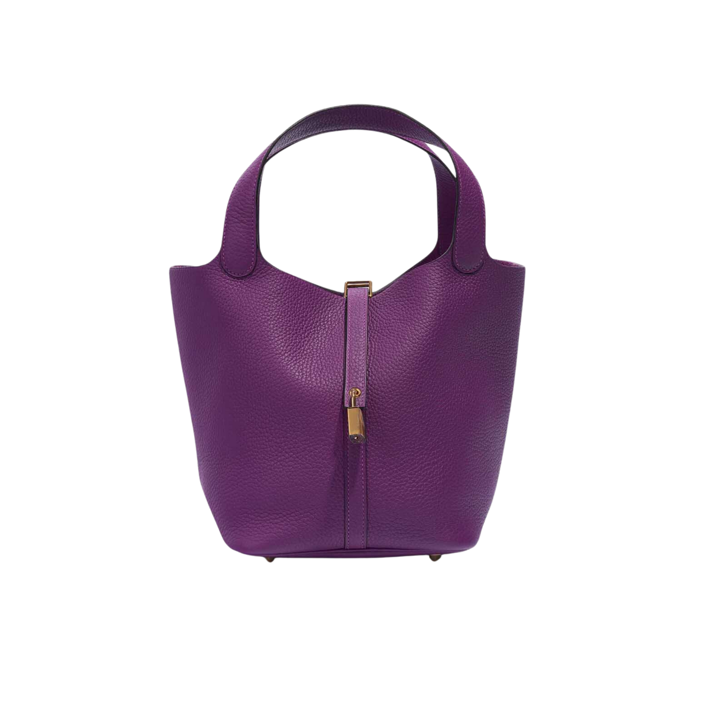 Hermes Picotin Lock 22 Anemone Clemence Leather