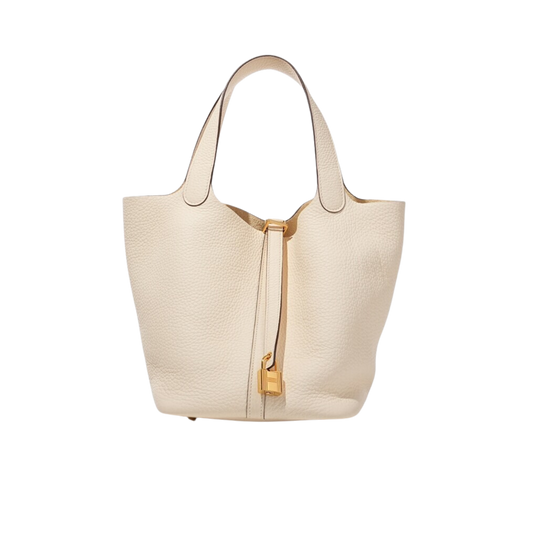 Hermes Picotin Lock 22 Nata Clemence Leather