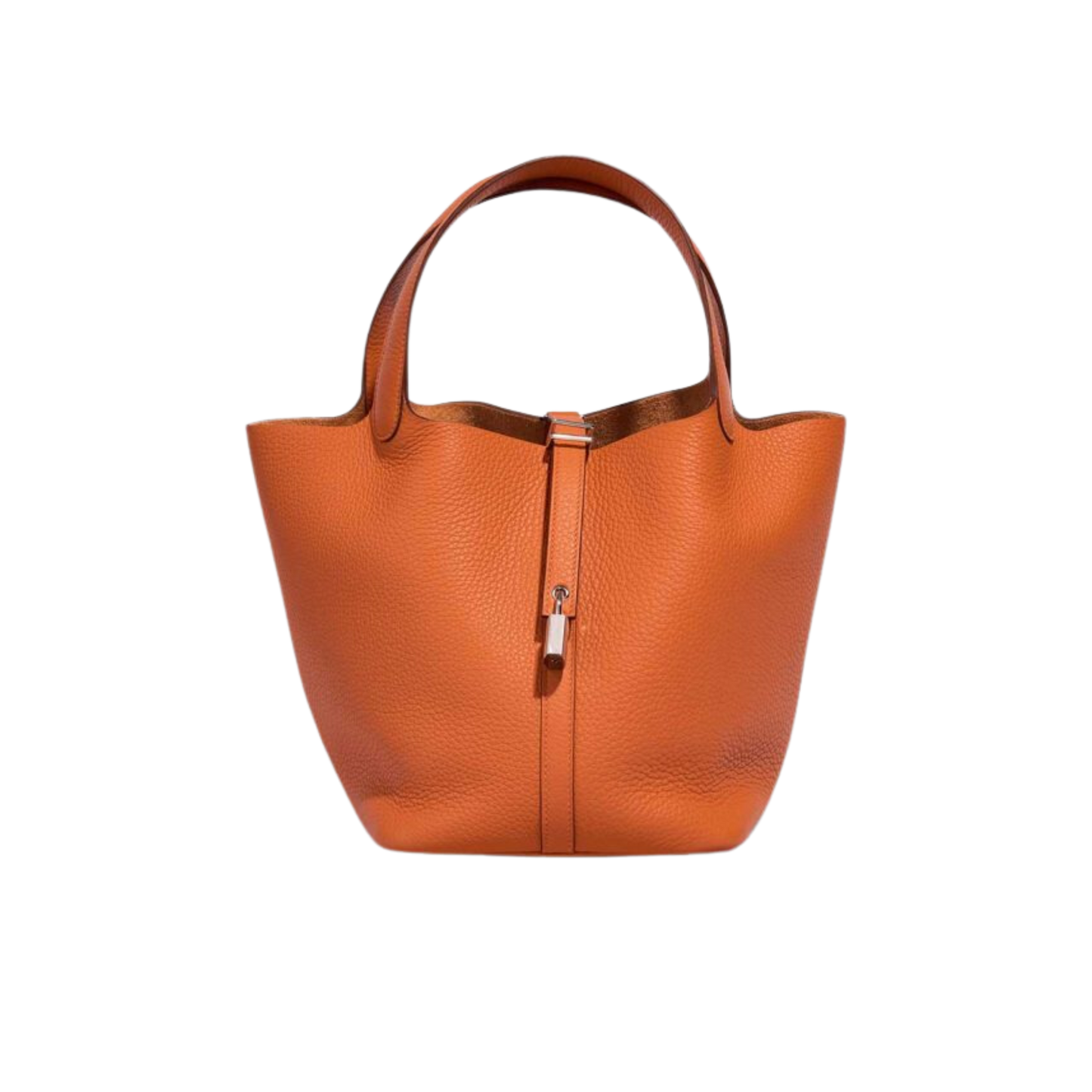 Hermes Picotin Lock 22 Orange Clemence Leather
