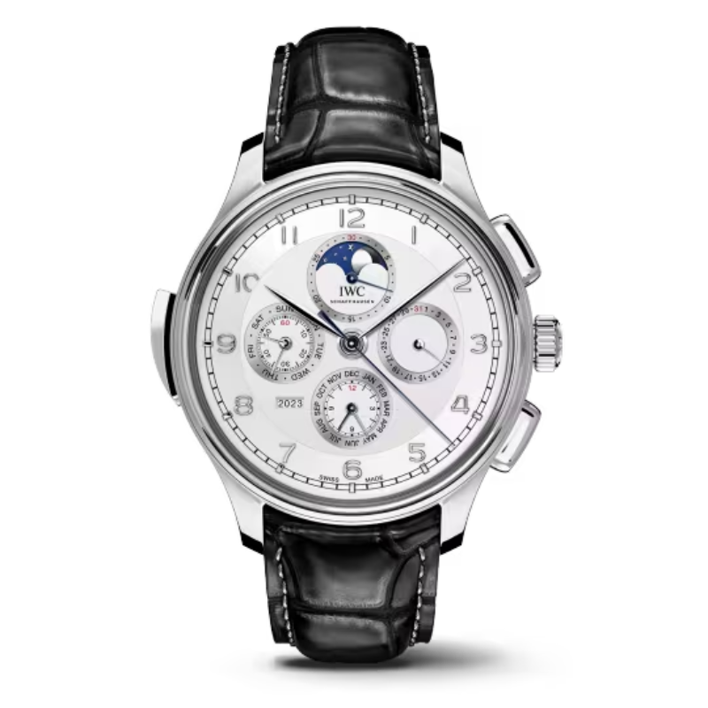 PORTUGIESER GRANDE COMPLICATION 45 MM PLATINUM WITH WHITE DIAL