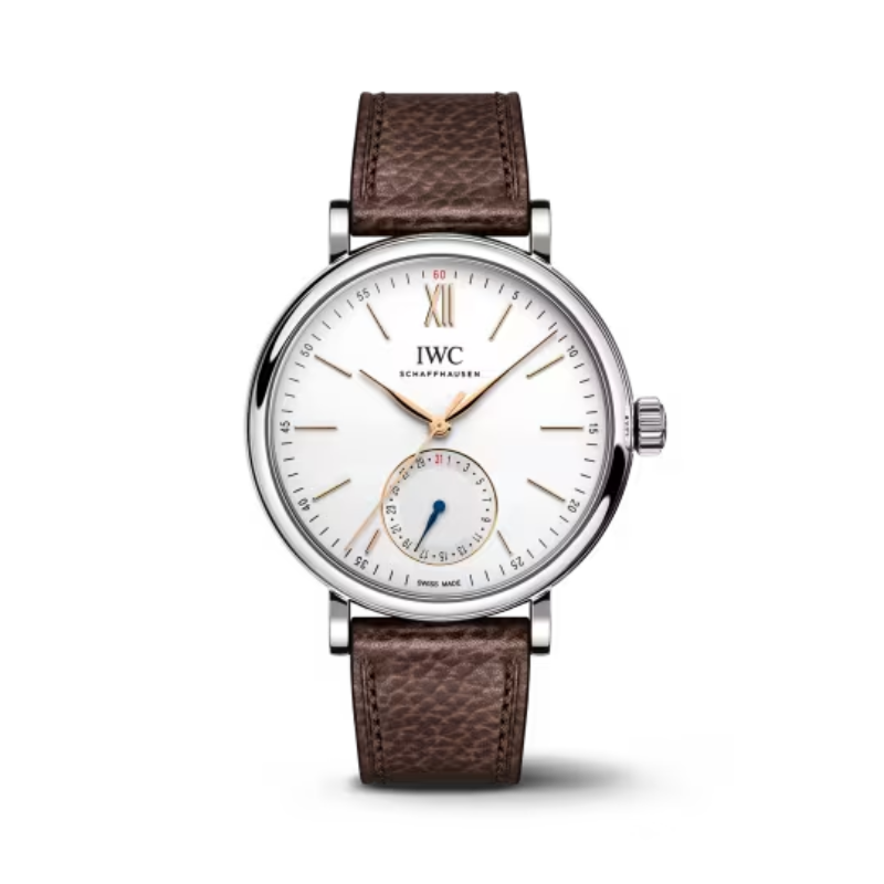 PORTOFINO POINTER DATE 39 MM STAINLESS STEEL WITH WHITE DIAL