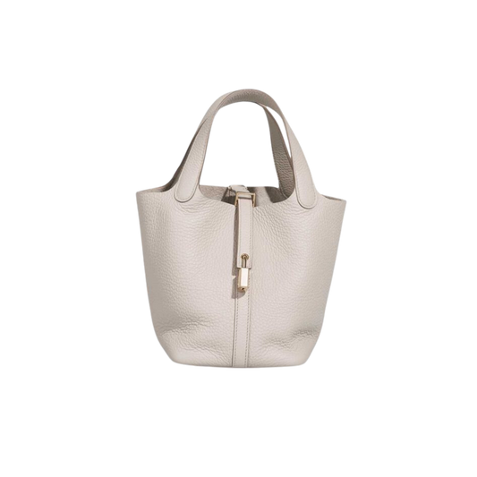 Hermes Picotin Lock 18 Beton Clemence Leather