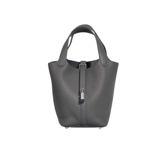 Hermes Picotin Lock 18 Ardoise Clemence Leather