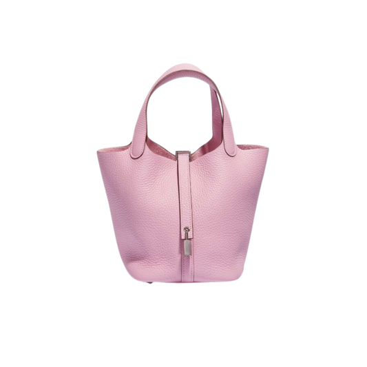 Hermes Picotin Lock 18 Mauve Sylvestre Clemence Leather