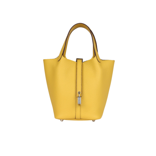 Hermes Picotin Lock 18 Sun Clemence Leather