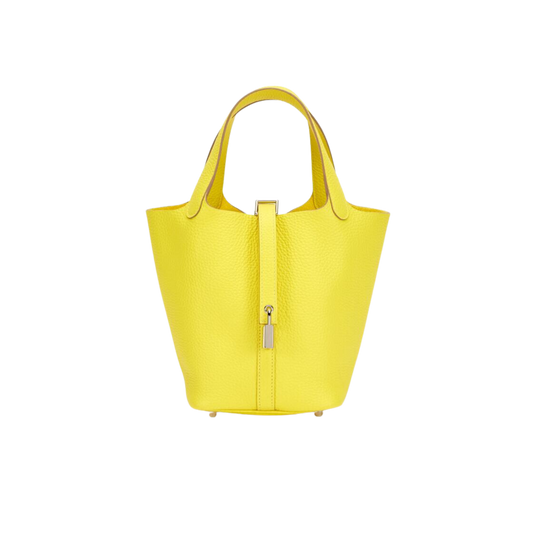 Hermes Picotin Lock 18 Lime Clemence Leather