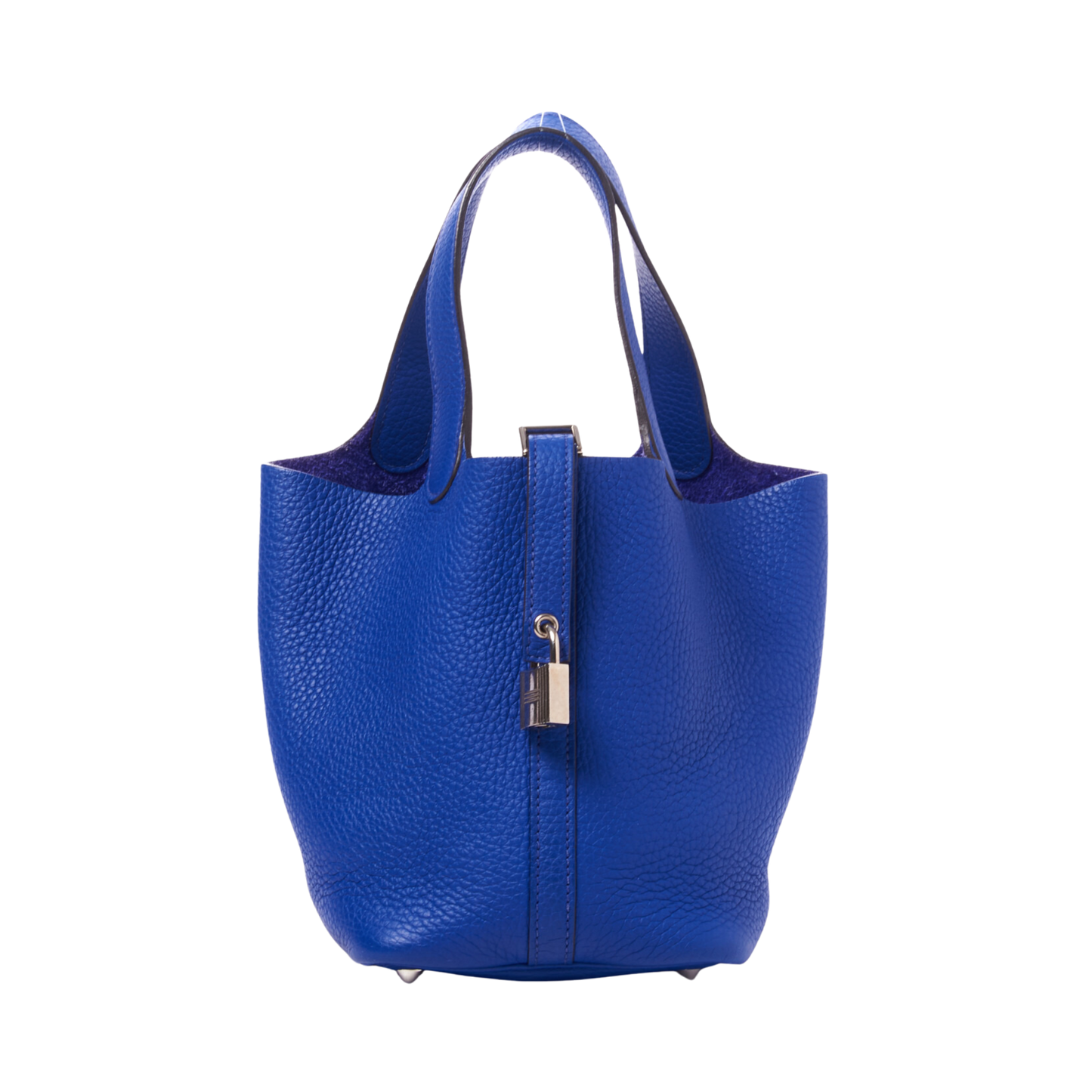 Hermes Picotin Lock 26 Bleu Electrique Clemence Leather