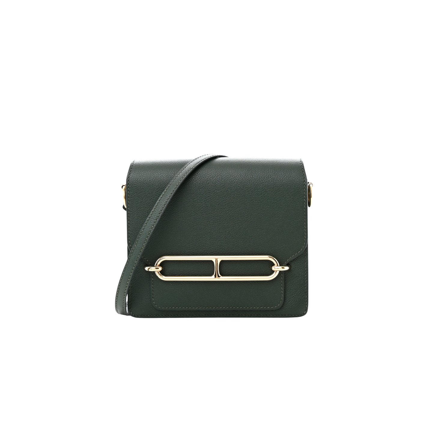 Hermes Roulis Mini Vert Titien Evercolor Leather