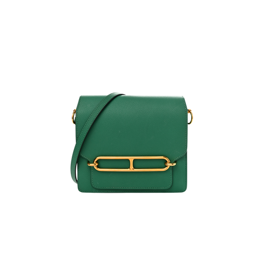 Hermes Roulis Mini Vert Vertigo Evercolor Leather