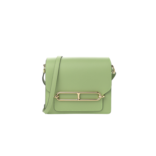 Hermes Roulis Mini Vert Criquet Evercolor Leather