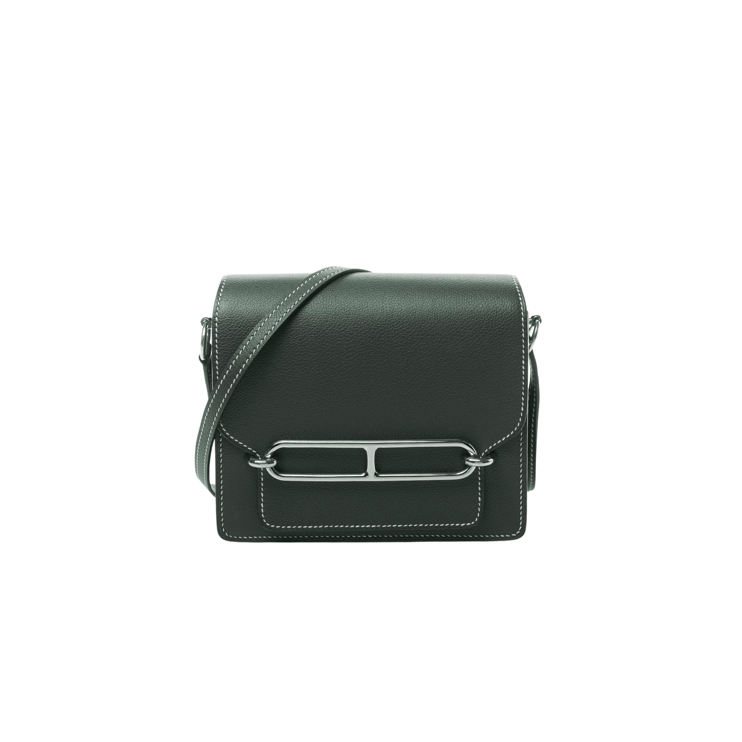 Hermes Roulis Mini Vert Anglais Evercolor Leather