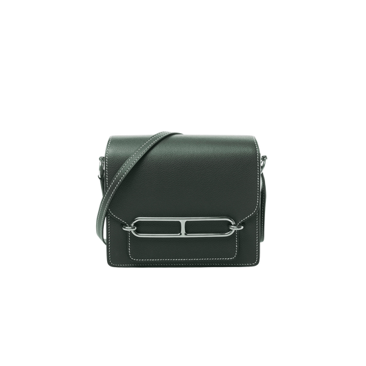 Hermes Roulis Mini Vert Anglais Evercolor Leather