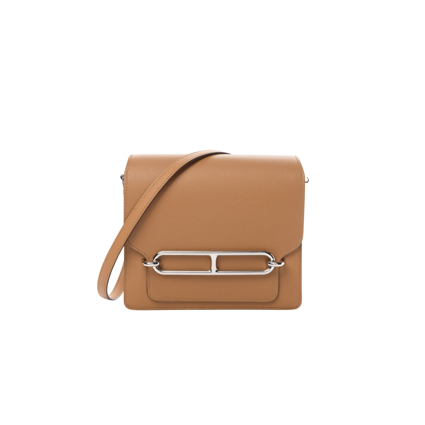 Hermes Roulis Mini Caramel Evercolor Leather
