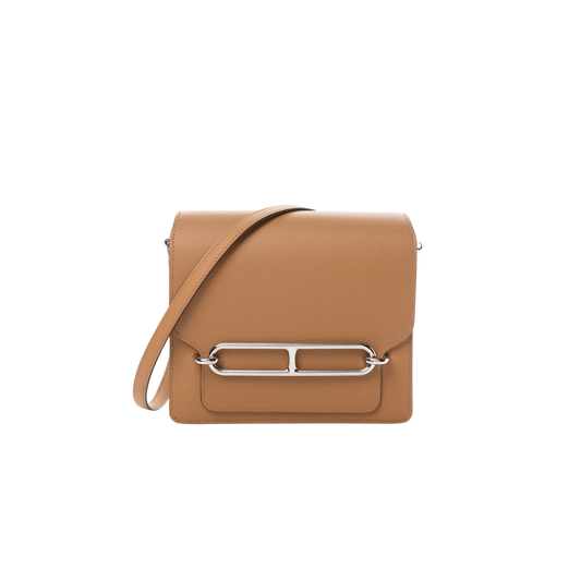 Hermes Roulis Mini Caramel Evercolor Leather