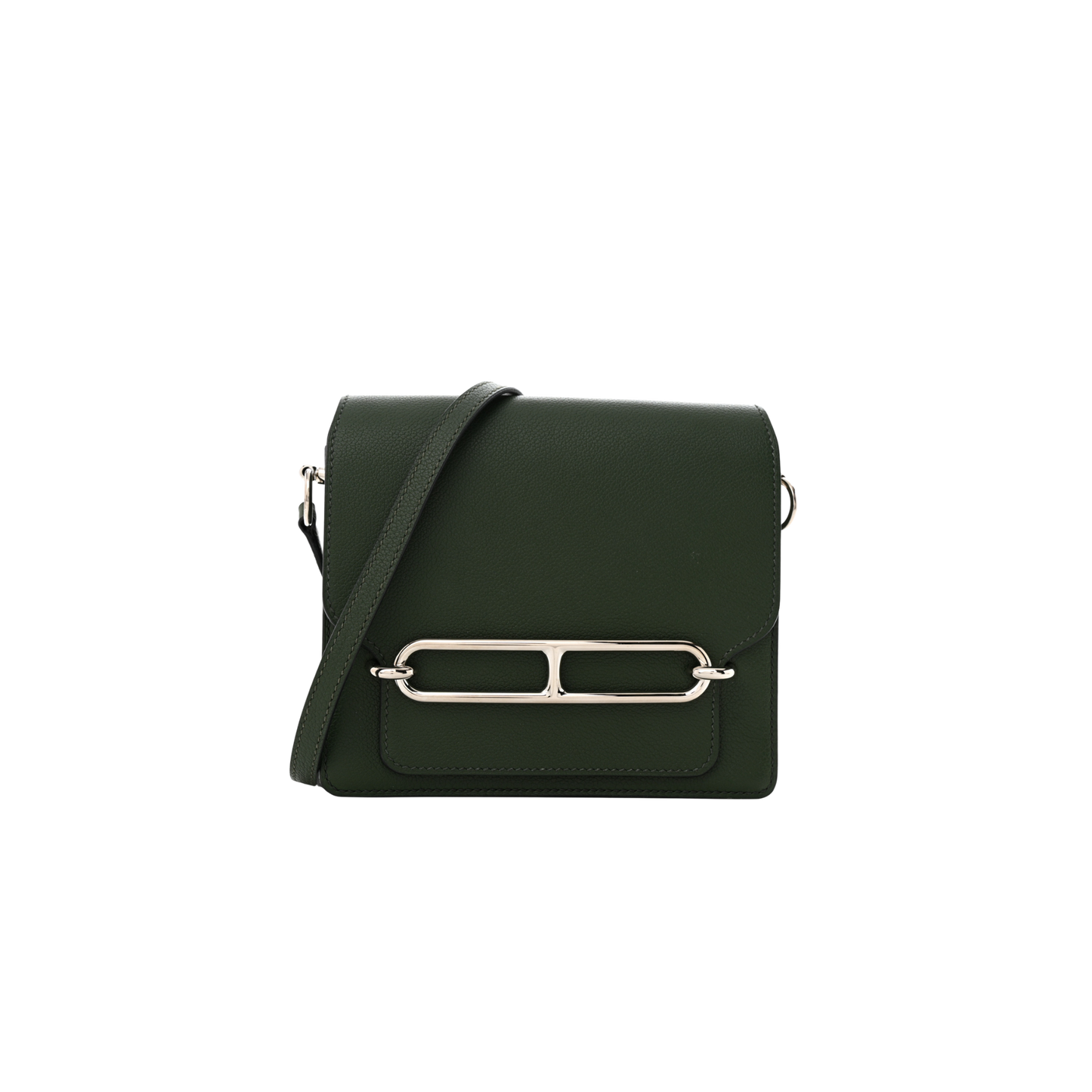 Hermes Roulis Mini Vert Anglais Evercolor Leather