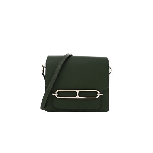 Hermes Roulis Mini Vert Anglais Evercolor Leather