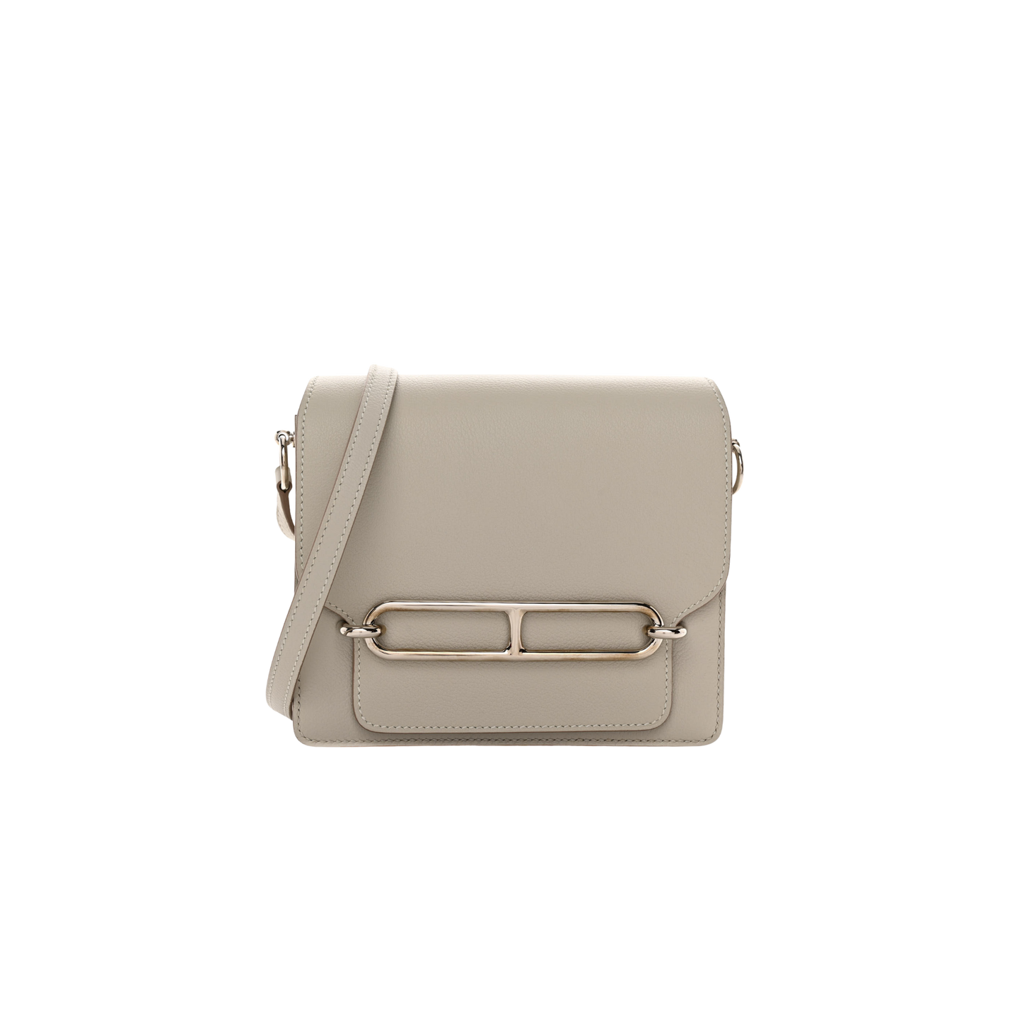 Hermes Roulis Mini Gris Perle Evercolor Leather
