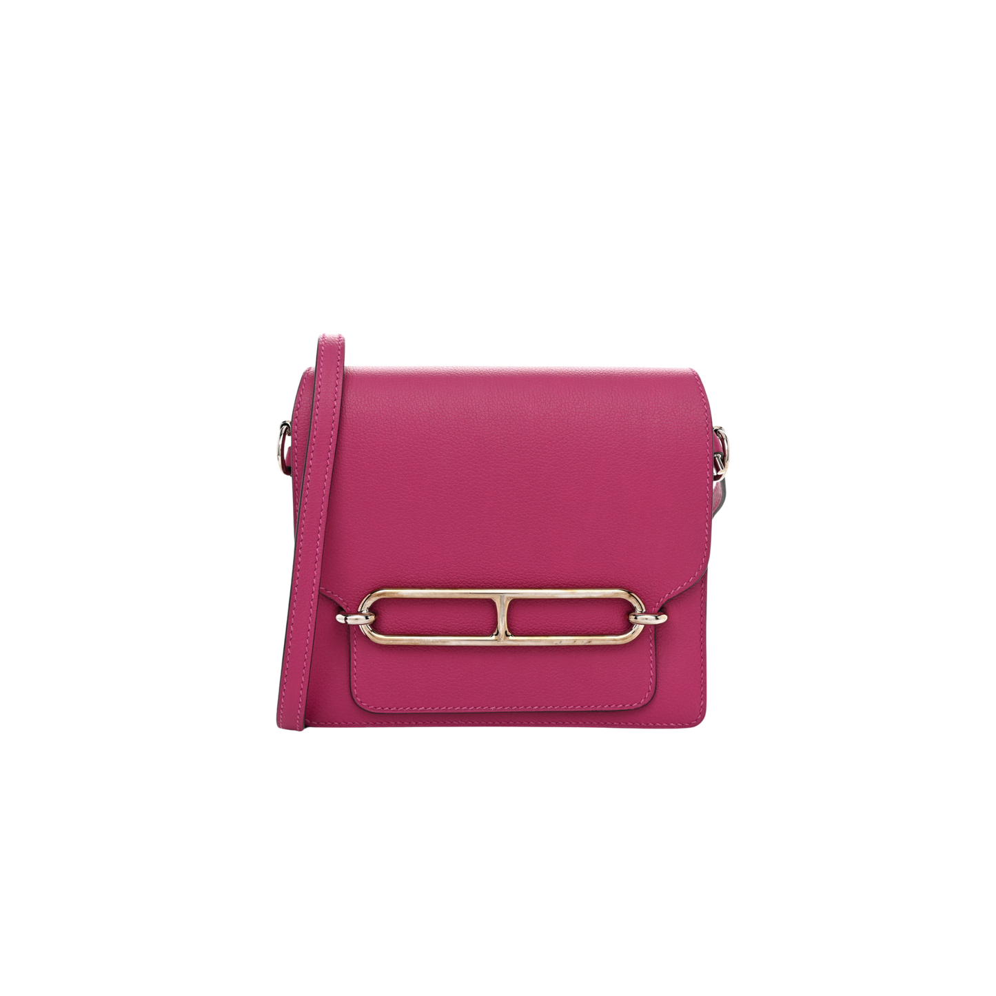Hermes Roulis Mini Rose Pourpre Evercolor Leather