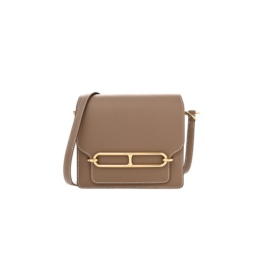 Hermes Roulis Mini Etoupe Swift Leather
