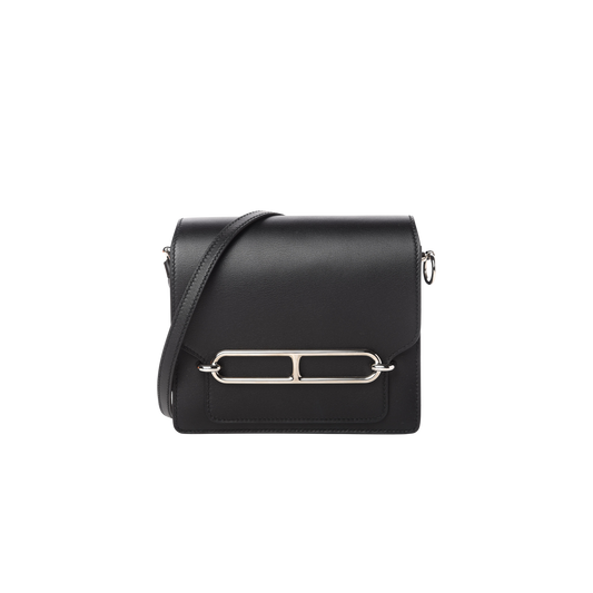 Hermes Roulis Mini Noir Swift Leather