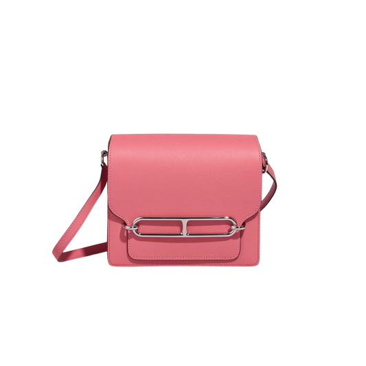 Hermes Roulis Mini Rose Azalee Swift Leather