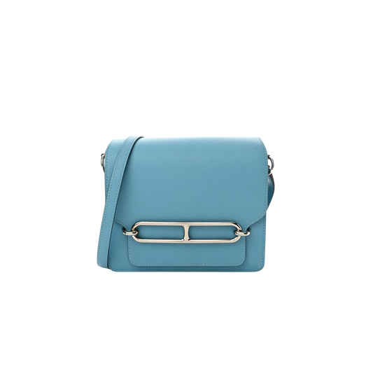 Hermes Roulis Mini Bleu du Nord Evercolor Leather